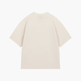 Cream Waffleknit T-shirt