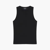 Black Baltic Ribbed Tank Top