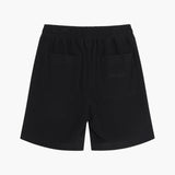 Black Waffleknit Shorts