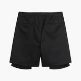 Black Front Pocket Shorts