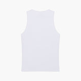 White Baltic Ribbed Tank Top