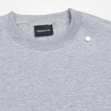 Gray Blank Puffy Crewneck