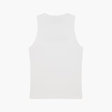 Cream Waffleknit DC Tank Top