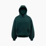 Bottlegreen Blank Puffy Hoodie