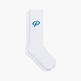 White P (Emerald) Socks