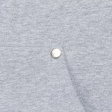 Gray Blank Puffy Zipper Hoodie