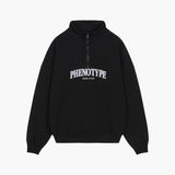 Black Baltic Halfzip Sweatshirt