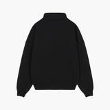 Black Baltic Halfzip Sweatshirt