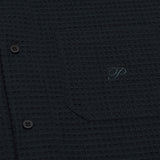 Black Baltic Waffleknit Shirt