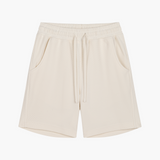 Cream Waffleknit Shorts