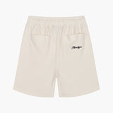 Cream Waffleknit Shorts