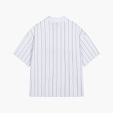 White Baltic Striped Polo Shirt