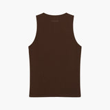 Brown Baltic Ribbed Tank Top