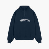 Navy Baltic Halfzip Sweatshirt
