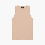 Beige Baltic Plain Tank Top