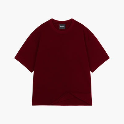 Burgundy 180 Boxy T-shirt