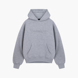 Gray Raised Foam Hoodie