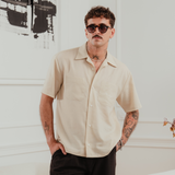 Beige Baltic Plain Cafe Shirt