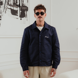 Navy Baltic Linine Overshirt