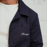 Navy Baltic Linine Overshirt