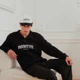 Black Baltic Halfzip Sweatshirt