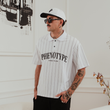 White Baltic Striped Polo Shirt