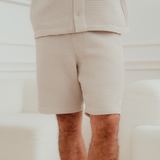 Latte Baltic Waffleknit Shorts