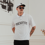 White Baltic Striped Polo Shirt