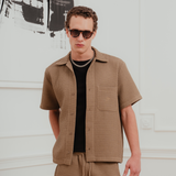 Olive Baltic Waffleknit Shirt
