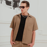 Olive Baltic Waffleknit Shirt