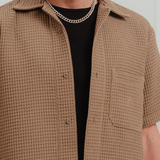 Olive Baltic Waffleknit Shirt