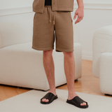 Olive Baltic Waffleknit Shorts