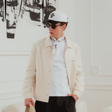 Cream Baltic Linen Overshirt