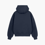 Navy Raised Foam Hoodie