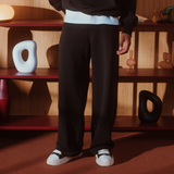 Black Blank Adjustable Sweatpants