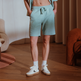 Pistachio Waffleknit Shorts