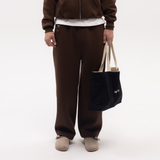 Brown Blank Puffy Sweatpants