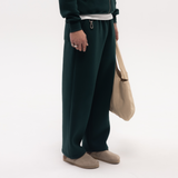 Bottlegreen Blank Puffy Sweatpants