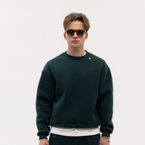 Bottlegreen Blank Puffy Crewneck