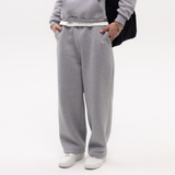 Gray Blank Puffy Sweatpants