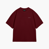 Ox Blood Embossed Tag T-shirt