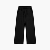 Black Blank Adjustable Sweatpants
