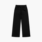 Black Blank Adjustable Sweatpants