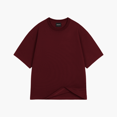 Burgundy 180 Boxy T-shirt