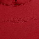 Red Raised Foam Hoodie