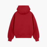 Red Raised Foam Hoodie